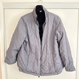 Women's Quilted Gray Jacket